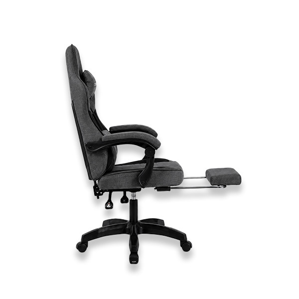 Dead Skull Gaming Chair Comfort with Footrest & Headrest – Adjustable Back, Ergonomic Design for Gamers-Grey - mobile shop in Hamra, Beirut, Lebanon. New and used phones, iPhone, Samsung, Huawei, Xiaomi, Oppo, Realme, Honor, Google Pixel, tablets, laptops, computers, and accessories. متجر موبايلات في الحمرا، بيروت، لبنان. هواتف جديدة ومستعملة، آيفون، سامسونج، هواوي، شاومي، أوبو، ريلمي، هونر، جوجل بيكسل، أجهزة لوحية، لابتوبات، كمبيوترات، واكسسوارات.