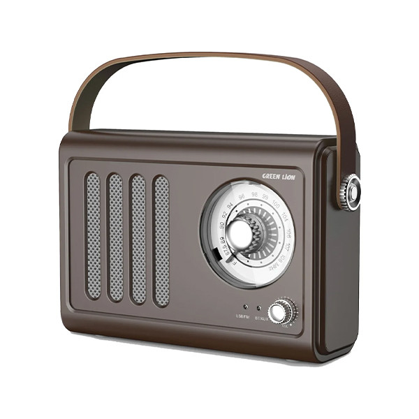 Green Lion VINTAGE Radio Speaker - Brown, mobiles, lebanon, samsung, iphones, new, used, laptops, computers, huawei, phone, mobile prices in lebanon,mobile prices