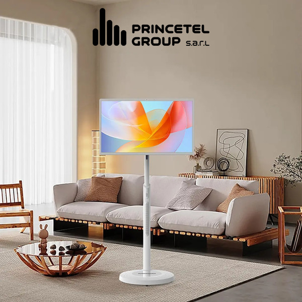 Powerology 32" Touch Screen Monitor 6+128GB 15000mAh with Stand White - mobile shop in Hamra, Beirut, Lebanon. New and used phones, iPhone, Samsung, Huawei, Xiaomi, Oppo, Realme, Honor, Google Pixel, tablets, laptops, computers, and accessories. متجر موبايلات في الحمرا، بيروت، لبنان. هواتف جديدة ومستعملة، آيفون، سامسونج، هواوي، شاومي، أوبو، ريلمي، هونر، جوجل بيكسل، أجهزة لوحية، لابتوبات، كمبيوترات، واكسسوارات.