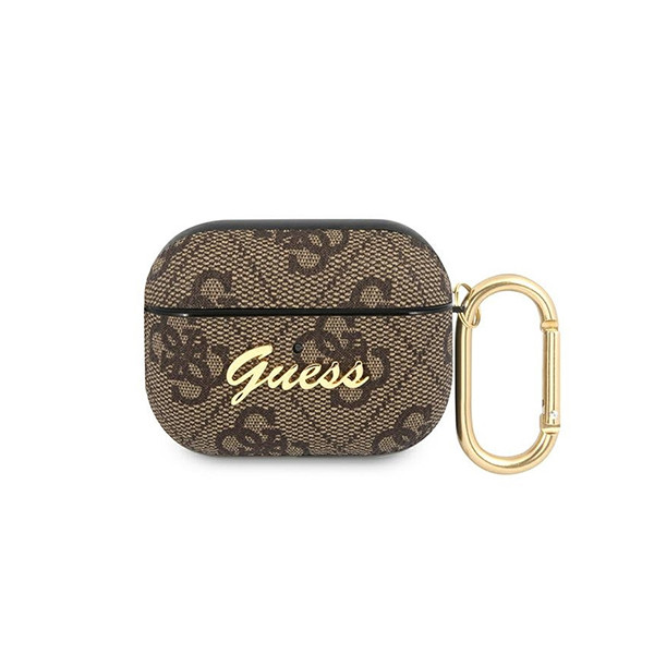 Guess Airpod Case Compatible with Airpods Pro - Guess design with logo - Brown, mobiles, lebanon, samsung, iphones, new, used, laptops, computers, huawei, phone, mobile prices in lebanon,mobile prices