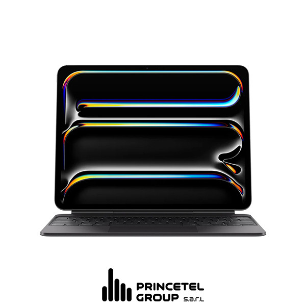Apple Magic Keyboard for iPad Pro  M4 13-inches Arabic - Black - mobile shop in Hamra, Beirut, Lebanon. New and used phones, iPhone, Samsung, Huawei, Xiaomi, Oppo, Realme, Honor, Google Pixel, tablets, laptops, computers, and accessories. متجر موبايلات في الحمرا، بيروت، لبنان. هواتف جديدة ومستعملة، آيفون، سامسونج، هواوي، شاومي، أوبو، ريلمي، هونر، جوجل بيكسل، أجهزة لوحية، لابتوبات، كمبيوترات، واكسسوارات.