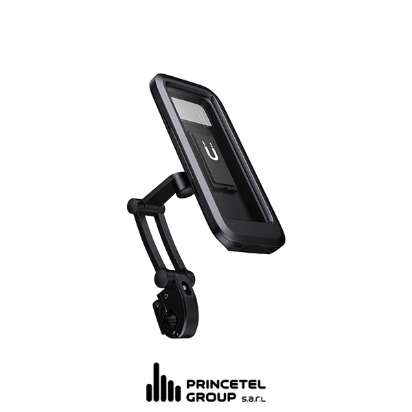 Rock Universal Retractable Bike Phone Mount - Black - mobile shop in Hamra, Beirut, Lebanon. New and used phones, iPhone, Samsung, Huawei, Xiaomi, Oppo, Realme, Honor, Google Pixel, tablets, laptops, computers, and accessories. متجر موبايلات في الحمرا، بيروت، لبنان. هواتف جديدة ومستعملة، آيفون، سامسونج، هواوي، شاومي، أوبو، ريلمي، هونر، جوجل بيكسل، أجهزة لوحية، لابتوبات، كمبيوترات، واكسسوارات.