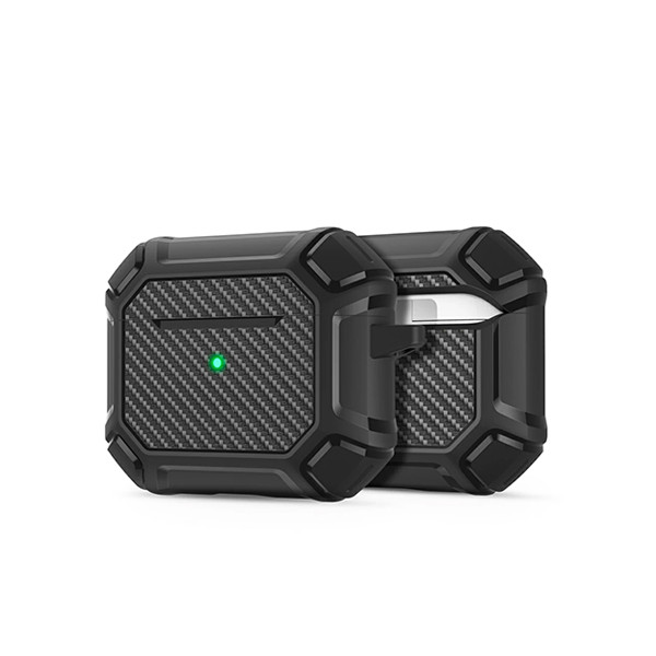 StopTime New upgrade for Airpds 3 Protective Case Carbon Fiber - Black, mobiles, lebanon, samsung, iphones, new, used, laptops, computers, huawei, phone, mobile prices in lebanon,mobile prices