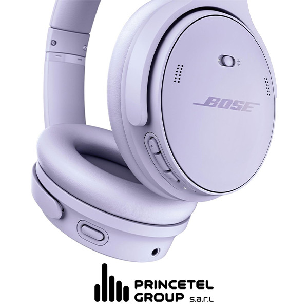 Bose QuietComfort Bluetooth Headphones, Wireless Headphones with Active Over Ear Noise Cancelling and Mic, Deep Bass, Up to 24 Hours of Playtime, Lilac - mobile shop in Hamra, Beirut, Lebanon. New and used phones, iPhone, Samsung, Huawei, Xiaomi, Oppo, Realme, Honor, Google Pixel, tablets, laptops, computers, and accessories. متجر موبايلات في الحمرا، بيروت، لبنان. هواتف جديدة ومستعملة، آيفون، سامسونج، هواوي، شاومي، أوبو، ريلمي، هونر، جوجل بيكسل، أجهزة لوحية، لابتوبات، كمبيوترات، واكسسوارات.