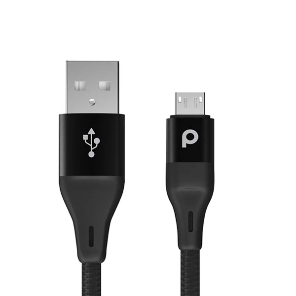 porodo Braided Micro USB Cable 1.2M 2.4A(Aluminum), mobiles, lebanon, samsung, iphones, new, used, laptops, computers, huawei, phone, mobile prices in lebanon,mobile prices