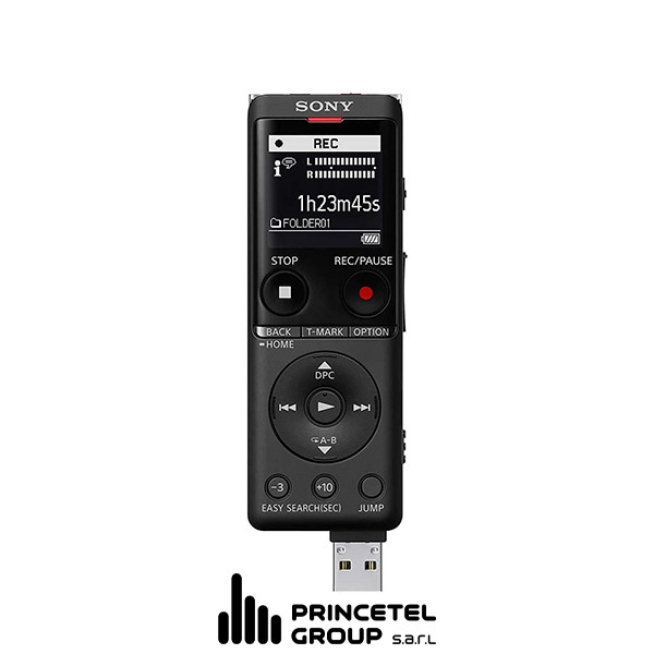 Sony ICD-UX570F Stereo Recorder Black - mobile shop in Hamra, Beirut, Lebanon. New and used phones, iPhone, Samsung, Huawei, Xiaomi, Oppo, Realme, Honor, Google Pixel, tablets, laptops, computers, and accessories. متجر موبايلات في الحمرا، بيروت، لبنان. هواتف جديدة ومستعملة، آيفون، سامسونج، هواوي، شاومي، أوبو، ريلمي، هونر، جوجل بيكسل، أجهزة لوحية، لابتوبات، كمبيوترات، واكسسوارات.