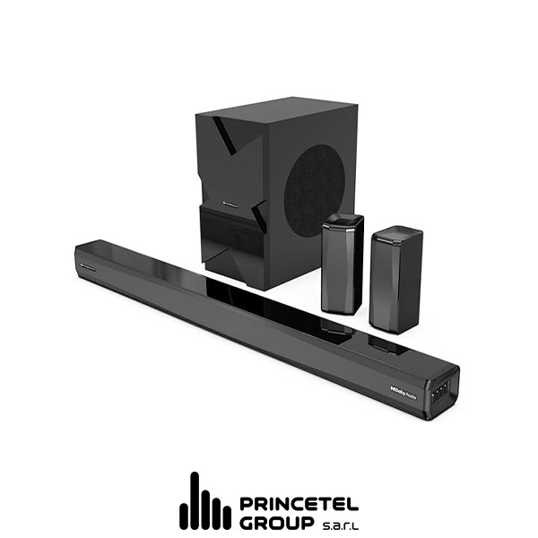 Powerology 5.1CH Home Theater  Soundbar with Dolby Audio with Wireless  Subwoofer/Surround   - Black - mobile shop in Hamra, Beirut, Lebanon. New and used phones, iPhone, Samsung, Huawei, Xiaomi, Oppo, Realme, Honor, Google Pixel, tablets, laptops, computers, and accessories. متجر موبايلات في الحمرا، بيروت، لبنان. هواتف جديدة ومستعملة، آيفون، سامسونج، هواوي، شاومي، أوبو، ريلمي، هونر، جوجل بيكسل، أجهزة لوحية، لابتوبات، كمبيوترات، واكسسوارات.