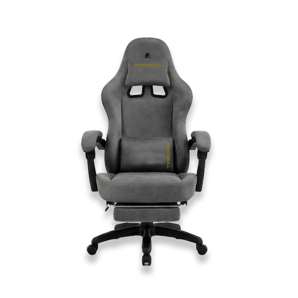 Dead Skull Gaming Chair Comfort with Footrest & Headrest – Adjustable Back, Ergonomic Design for Gamers-Grey Camo - mobile shop in Hamra, Beirut, Lebanon. New and used phones, iPhone, Samsung, Huawei, Xiaomi, Oppo, Realme, Honor, Google Pixel, tablets, laptops, computers, and accessories. متجر موبايلات في الحمرا، بيروت، لبنان. هواتف جديدة ومستعملة، آيفون، سامسونج، هواوي، شاومي، أوبو، ريلمي، هونر، جوجل بيكسل، أجهزة لوحية، لابتوبات، كمبيوترات، واكسسوارات.