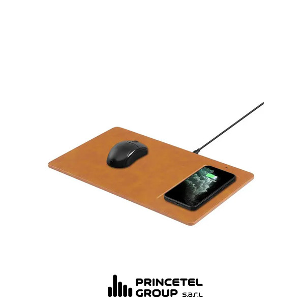 Mouse pad with wireless mobile charger (10W) (Wireless Charging ) Powerology yellow - mobile shop in Hamra, Beirut, Lebanon. New and used phones, iPhone, Samsung, Huawei, Xiaomi, Oppo, Realme, Honor, Google Pixel, tablets, laptops, computers, and accessories. متجر موبايلات في الحمرا، بيروت، لبنان. هواتف جديدة ومستعملة، آيفون، سامسونج، هواوي، شاومي، أوبو، ريلمي، هونر، جوجل بيكسل، أجهزة لوحية، لابتوبات، كمبيوترات، واكسسوارات.