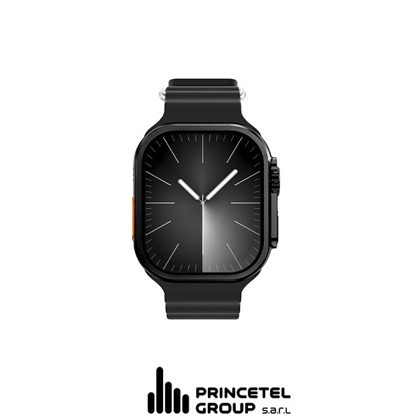 Porodo Blue Watch Ultra Black with Motion Gestures - Black Strap - mobile shop in Hamra, Beirut, Lebanon. New and used phones, iPhone, Samsung, Huawei, Xiaomi, Oppo, Realme, Honor, Google Pixel, tablets, laptops, computers, and accessories. متجر موبايلات في الحمرا، بيروت، لبنان. هواتف جديدة ومستعملة، آيفون، سامسونج، هواوي، شاومي، أوبو، ريلمي، هونر، جوجل بيكسل، أجهزة لوحية، لابتوبات، كمبيوترات، واكسسوارات.
