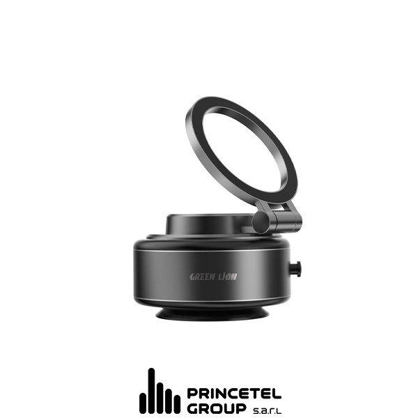 Green Lion Gx-29 Auto Suction Phone Holder Matte Black - mobile shop in Hamra, Beirut, Lebanon. New and used phones, iPhone, Samsung, Huawei, Xiaomi, Oppo, Realme, Honor, Google Pixel, tablets, laptops, computers, and accessories. متجر موبايلات في الحمرا، بيروت، لبنان. هواتف جديدة ومستعملة، آيفون، سامسونج، هواوي، شاومي، أوبو، ريلمي، هونر، جوجل بيكسل، أجهزة لوحية، لابتوبات، كمبيوترات، واكسسوارات.