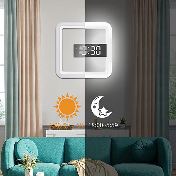 Jumbo Led Mirror Clock - mobile shop in Hamra, Beirut, Lebanon. New and used phones, iPhone, Samsung, Huawei, Xiaomi, Oppo, Realme, Honor, Google Pixel, tablets, laptops, computers, and accessories. متجر موبايلات في الحمرا، بيروت، لبنان. هواتف جديدة ومستعملة، آيفون، سامسونج، هواوي، شاومي، أوبو، ريلمي، هونر، جوجل بيكسل، أجهزة لوحية، لابتوبات، كمبيوترات، واكسسوارات.