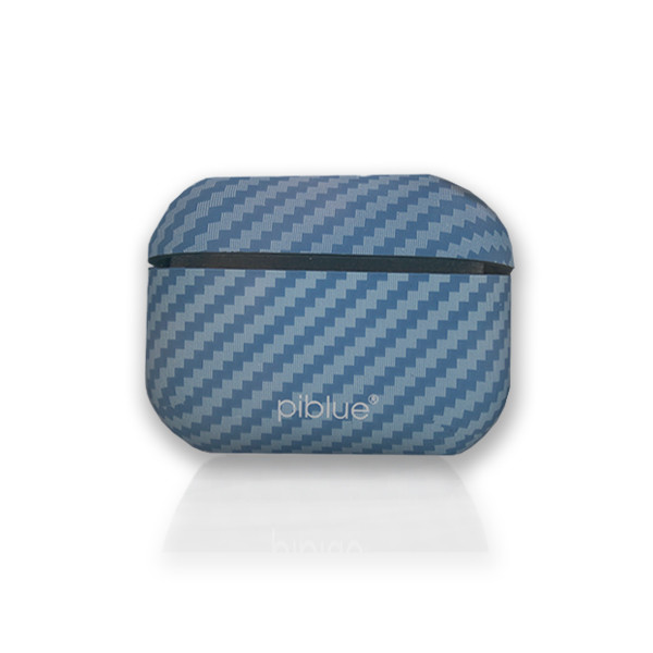 Piblue Case Carbon Fiber for Airpod Pro 2 - White Blue, mobiles, lebanon, samsung, iphones, new, used, laptops, computers, huawei, phone, mobile prices in lebanon,mobile prices