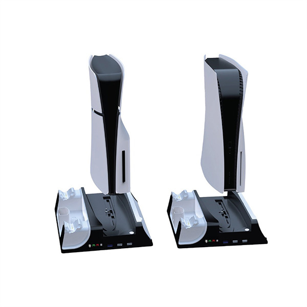 Green Lion PS5 Cooling Stand Charging Station - White - mobile shop in Hamra, Beirut, Lebanon. New and used phones, iPhone, Samsung, Huawei, Xiaomi, Oppo, Realme, Honor, Google Pixel, tablets, laptops, computers, and accessories. متجر موبايلات في الحمرا، بيروت، لبنان. هواتف جديدة ومستعملة، آيفون، سامسونج، هواوي، شاومي، أوبو، ريلمي، هونر، جوجل بيكسل، أجهزة لوحية، لابتوبات، كمبيوترات، واكسسوارات.