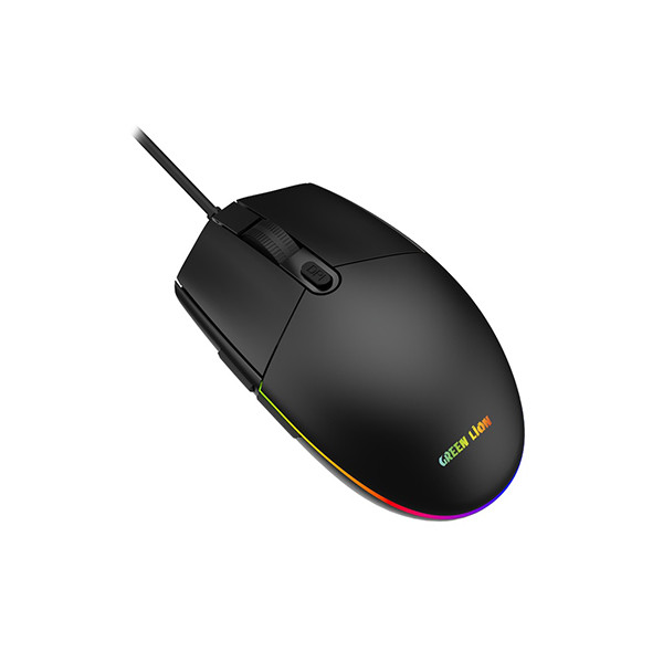 Green Lion WIRED Gaming  Mouse - Black, mobiles, lebanon, samsung, iphones, new, used, laptops, computers, huawei, phone, mobile prices in lebanon,mobile prices