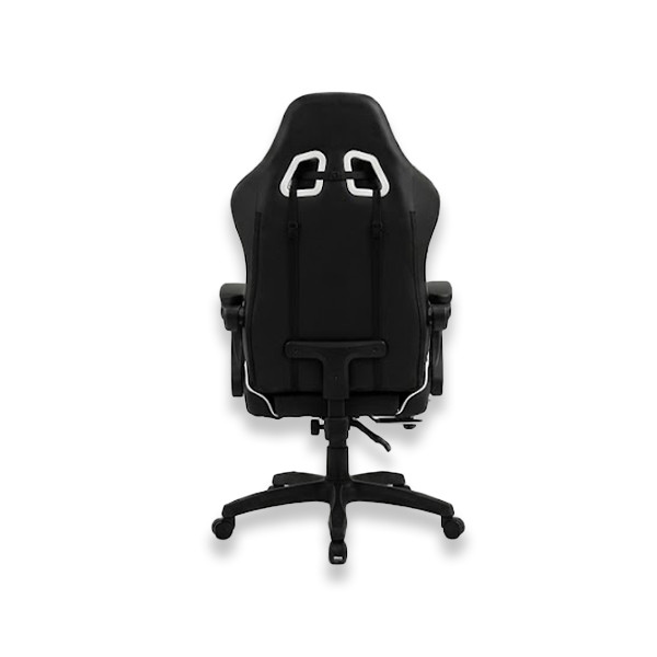 Dead Skull Gaming Chair Comfort with Footrest & Headrest – Adjustable Back, Ergonomic Design for Gamers-Black/White - mobile shop in Hamra, Beirut, Lebanon. New and used phones, iPhone, Samsung, Huawei, Xiaomi, Oppo, Realme, Honor, Google Pixel, tablets, laptops, computers, and accessories. متجر موبايلات في الحمرا، بيروت، لبنان. هواتف جديدة ومستعملة، آيفون، سامسونج، هواوي، شاومي، أوبو، ريلمي، هونر، جوجل بيكسل، أجهزة لوحية، لابتوبات، كمبيوترات، واكسسوارات.