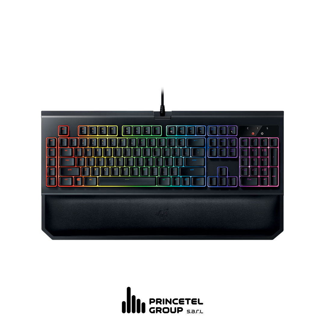 Razer BlackWidow Chroma V2 Gaming Keyboard - mobile shop in Hamra, Beirut, Lebanon. New and used phones, iPhone, Samsung, Huawei, Xiaomi, Oppo, Realme, Honor, Google Pixel, tablets, laptops, computers, and accessories. متجر موبايلات في الحمرا، بيروت، لبنان. هواتف جديدة ومستعملة، آيفون، سامسونج، هواوي، شاومي، أوبو، ريلمي، هونر، جوجل بيكسل، أجهزة لوحية، لابتوبات، كمبيوترات، واكسسوارات.