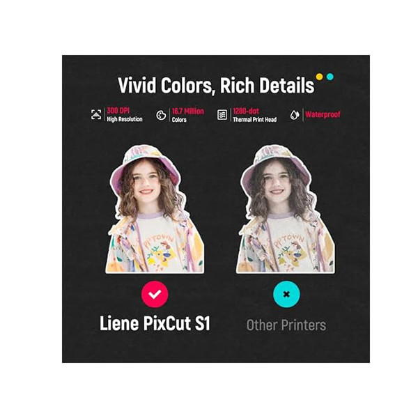 Liene PixCut S1 Color Sticker Printer & Cutting Machine - All-in-One Sticker Maker For DIY Crafts, Custom Labels & Gifts. - mobile shop in Hamra, Beirut, Lebanon. New and used phones, iPhone, Samsung, Huawei, Xiaomi, Oppo, Realme, Honor, Google Pixel, tablets, laptops, computers, and accessories. متجر موبايلات في الحمرا، بيروت، لبنان. هواتف جديدة ومستعملة، آيفون، سامسونج، هواوي، شاومي، أوبو، ريلمي، هونر، جوجل بيكسل، أجهزة لوحية، لابتوبات، كمبيوترات، واكسسوارات.