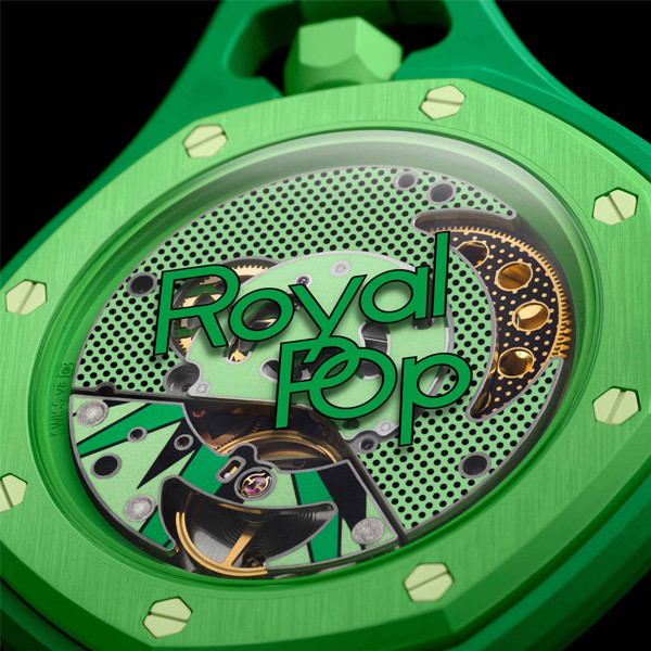 Audemars Piguet x Swatch | Royal Pop Collection-Green Eight - mobile shop in Hamra, Beirut, Lebanon. New and used phones, iPhone, Samsung, Huawei, Xiaomi, Oppo, Realme, Honor, Google Pixel, tablets, laptops, computers, and accessories. متجر موبايلات في الحمرا، بيروت، لبنان. هواتف جديدة ومستعملة، آيفون، سامسونج، هواوي، شاومي، أوبو، ريلمي، هونر، جوجل بيكسل، أجهزة لوحية، لابتوبات، كمبيوترات، واكسسوارات.