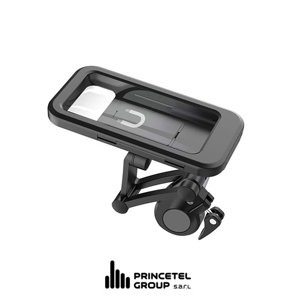 Rock Universal Retractable Bike Phone Mount - Black - mobile shop in Hamra, Beirut, Lebanon. New and used phones, iPhone, Samsung, Huawei, Xiaomi, Oppo, Realme, Honor, Google Pixel, tablets, laptops, computers, and accessories. متجر موبايلات في الحمرا، بيروت، لبنان. هواتف جديدة ومستعملة، آيفون، سامسونج، هواوي، شاومي، أوبو، ريلمي، هونر، جوجل بيكسل، أجهزة لوحية، لابتوبات، كمبيوترات، واكسسوارات.