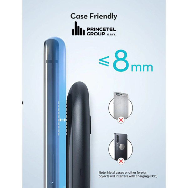 Ravpower Turbo 10W Max Wireless Charger - mobile shop in Hamra, Beirut, Lebanon. New and used phones, iPhone, Samsung, Huawei, Xiaomi, Oppo, Realme, Honor, Google Pixel, tablets, laptops, computers, and accessories. متجر موبايلات في الحمرا، بيروت، لبنان. هواتف جديدة ومستعملة، آيفون، سامسونج، هواوي، شاومي، أوبو، ريلمي، هونر، جوجل بيكسل، أجهزة لوحية، لابتوبات، كمبيوترات، واكسسوارات.