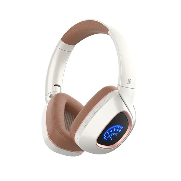 Porodo SoundTec Clap 500mah BT 5.4 ANC Headset - Beige, mobiles, lebanon, samsung, iphones, new, used, laptops, computers, huawei, phone, mobile prices in lebanon,mobile prices