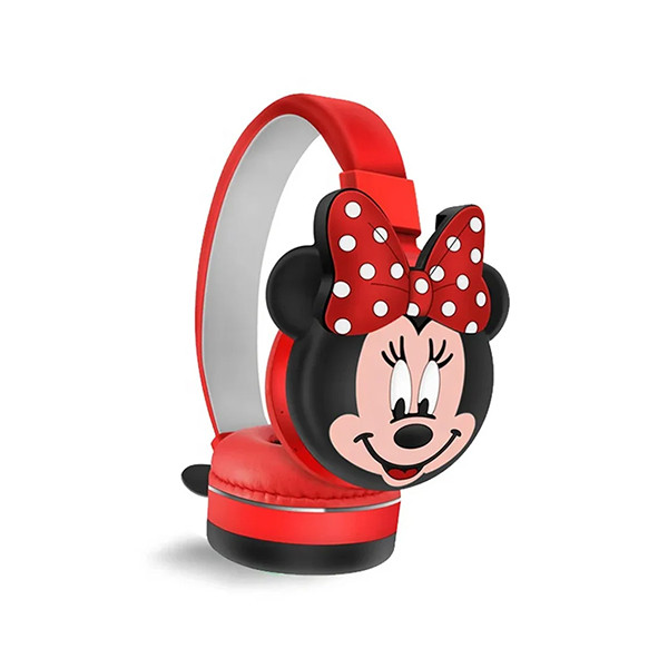 Disney Stitch Minnie Kids Bluetooth Headphones AH-806-Red, mobiles, lebanon, samsung, iphones, new, used, laptops, computers, huawei, phone, mobile prices in lebanon,mobile prices