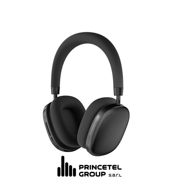 Porodo Soundtec Airpodmax  ANC Headphone - Black - mobile shop in Hamra, Beirut, Lebanon. New and used phones, iPhone, Samsung, Huawei, Xiaomi, Oppo, Realme, Honor, Google Pixel, tablets, laptops, computers, and accessories. متجر موبايلات في الحمرا، بيروت، لبنان. هواتف جديدة ومستعملة، آيفون، سامسونج، هواوي، شاومي، أوبو، ريلمي، هونر، جوجل بيكسل، أجهزة لوحية، لابتوبات، كمبيوترات، واكسسوارات.