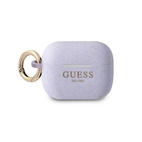Guess Airpod Case Compatible with Airpods Pro with Ring - Purple, mobiles, lebanon, samsung, iphones, new, used, laptops, computers, huawei, phone, mobile prices in lebanon,mobile prices