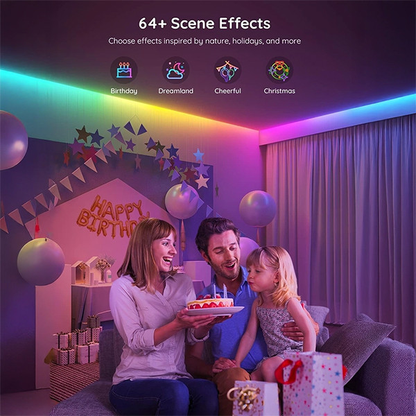 Govee Strip Light S Segmented Color Control - mobile shop in Hamra, Beirut, Lebanon. New and used phones, iPhone, Samsung, Huawei, Xiaomi, Oppo, Realme, Honor, Google Pixel, tablets, laptops, computers, and accessories. متجر موبايلات في الحمرا، بيروت، لبنان. هواتف جديدة ومستعملة، آيفون، سامسونج، هواوي، شاومي، أوبو، ريلمي، هونر، جوجل بيكسل، أجهزة لوحية، لابتوبات، كمبيوترات، واكسسوارات.