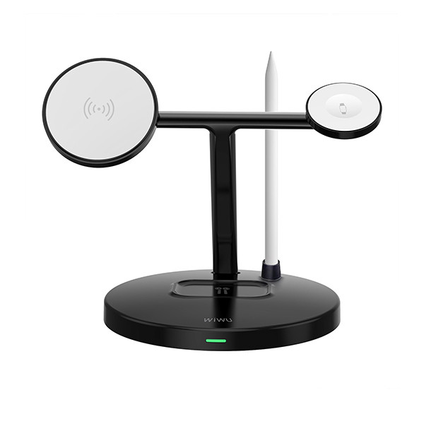 WiWU W032 Magnetic 4 in 1 Cableless Charger, Black, mobiles, lebanon, samsung, iphones, new, used, laptops, computers, huawei, phone, mobile prices in lebanon,mobile prices