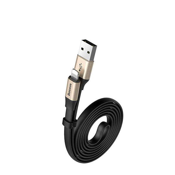 Baseus two-in-one portable cable /android /ios 1.2M, mobiles, lebanon, samsung, iphones, new, used, laptops, computers, huawei, phone, mobile prices in lebanon,mobile prices