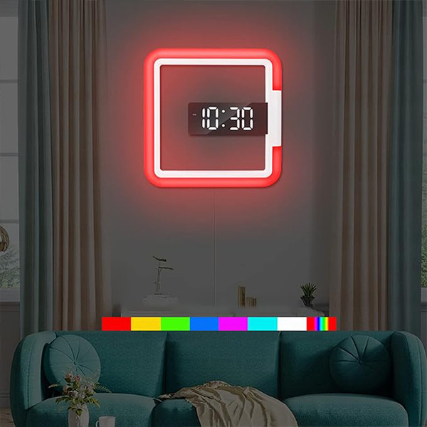 Jumbo Led Mirror Clock - mobile shop in Hamra, Beirut, Lebanon. New and used phones, iPhone, Samsung, Huawei, Xiaomi, Oppo, Realme, Honor, Google Pixel, tablets, laptops, computers, and accessories. متجر موبايلات في الحمرا، بيروت، لبنان. هواتف جديدة ومستعملة، آيفون، سامسونج، هواوي، شاومي، أوبو، ريلمي، هونر، جوجل بيكسل، أجهزة لوحية، لابتوبات، كمبيوترات، واكسسوارات.
