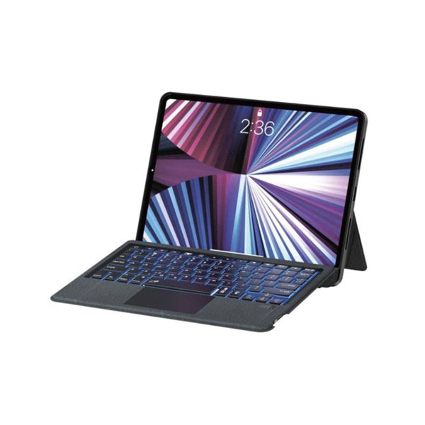 Green Lion Touchpad  Keyboard Case for iPad Pro 12.9" 500mAh - Black - mobile shop in Hamra, Beirut, Lebanon. New and used phones, iPhone, Samsung, Huawei, Xiaomi, Oppo, Realme, Honor, Google Pixel, tablets, laptops, computers, and accessories. متجر موبايلات في الحمرا، بيروت، لبنان. هواتف جديدة ومستعملة، آيفون، سامسونج، هواوي، شاومي، أوبو، ريلمي، هونر، جوجل بيكسل، أجهزة لوحية، لابتوبات، كمبيوترات، واكسسوارات.