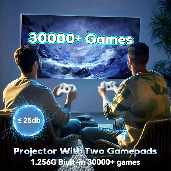 P30 Max Projector and Game With 2 Wireless Controllers - mobile shop in Hamra, Beirut, Lebanon. New and used phones, iPhone, Samsung, Huawei, Xiaomi, Oppo, Realme, Honor, Google Pixel, tablets, laptops, computers, and accessories. متجر موبايلات في الحمرا، بيروت، لبنان. هواتف جديدة ومستعملة، آيفون، سامسونج، هواوي، شاومي، أوبو، ريلمي، هونر، جوجل بيكسل، أجهزة لوحية، لابتوبات، كمبيوترات، واكسسوارات.
