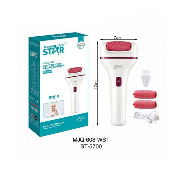 Winning-Star Electric Foot Callus Remover St-5700 - mobile shop in Hamra, Beirut, Lebanon. New and used phones, iPhone, Samsung, Huawei, Xiaomi, Oppo, Realme, Honor, Google Pixel, tablets, laptops, computers, and accessories. متجر موبايلات في الحمرا، بيروت، لبنان. هواتف جديدة ومستعملة، آيفون، سامسونج، هواوي، شاومي، أوبو، ريلمي، هونر، جوجل بيكسل، أجهزة لوحية، لابتوبات، كمبيوترات، واكسسوارات.