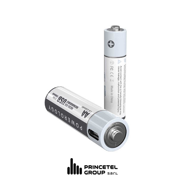 Powerology USB Rechargeable Lithium-ion Battery AAA - mobile shop in Hamra, Beirut, Lebanon. New and used phones, iPhone, Samsung, Huawei, Xiaomi, Oppo, Realme, Honor, Google Pixel, tablets, laptops, computers, and accessories. متجر موبايلات في الحمرا، بيروت، لبنان. هواتف جديدة ومستعملة، آيفون، سامسونج، هواوي، شاومي، أوبو، ريلمي، هونر، جوجل بيكسل، أجهزة لوحية، لابتوبات، كمبيوترات، واكسسوارات.