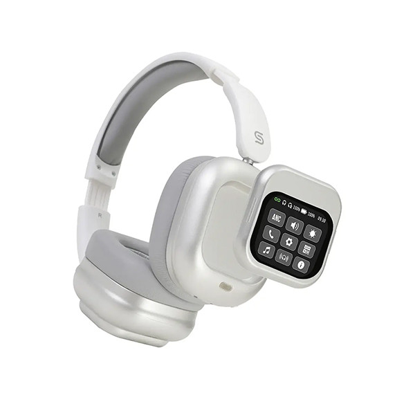 Porodo SoundTec Headphone With Removable Touch Screen - White, mobiles, lebanon, samsung, iphones, new, used, laptops, computers, huawei, phone, mobile prices in lebanon,mobile prices