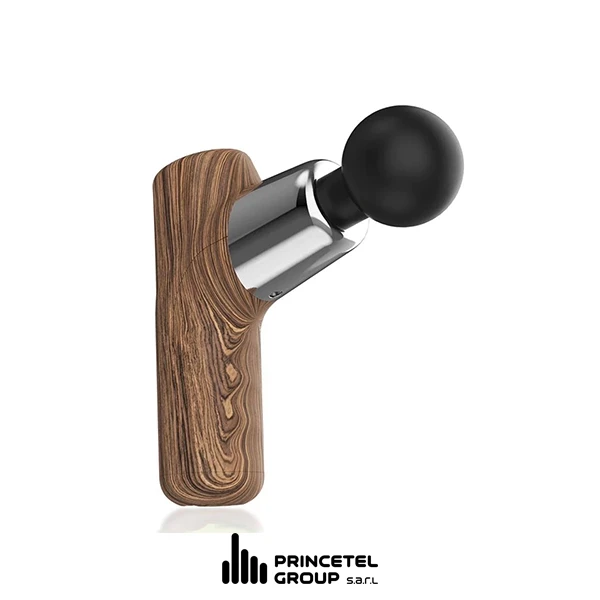 Green Lion Relaxante Portable Massage Gun 2500mAh - Brown - mobile shop in Hamra, Beirut, Lebanon. New and used phones, iPhone, Samsung, Huawei, Xiaomi, Oppo, Realme, Honor, Google Pixel, tablets, laptops, computers, and accessories. متجر موبايلات في الحمرا، بيروت، لبنان. هواتف جديدة ومستعملة، آيفون، سامسونج، هواوي، شاومي، أوبو، ريلمي، هونر، جوجل بيكسل، أجهزة لوحية، لابتوبات، كمبيوترات، واكسسوارات.