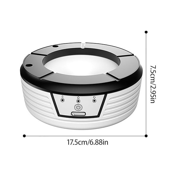 Rechargeable Cool Ashtrays Electric Smokeless Ashtray Glass Cigar Tray-White - mobile shop in Hamra, Beirut, Lebanon. New and used phones, iPhone, Samsung, Huawei, Xiaomi, Oppo, Realme, Honor, Google Pixel, tablets, laptops, computers, and accessories. متجر موبايلات في الحمرا، بيروت، لبنان. هواتف جديدة ومستعملة، آيفون، سامسونج، هواوي، شاومي، أوبو، ريلمي، هونر، جوجل بيكسل، أجهزة لوحية، لابتوبات، كمبيوترات، واكسسوارات.