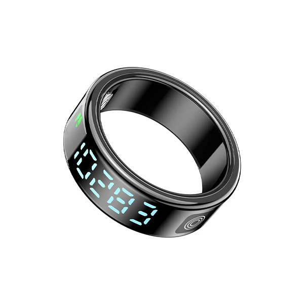 Porodo FitSync 7* Smart Ring with Display - Black, mobiles, lebanon, samsung, iphones, new, used, laptops, computers, huawei, phone, mobile prices in lebanon,mobile prices