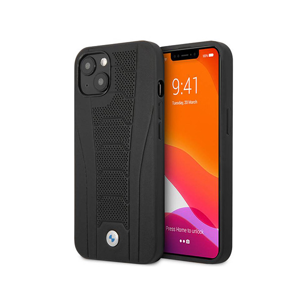 Cg Mobile Bmw Real Leather Hard Case Seat Pattern Tone On Tone Perforations Debossed Lines Compatible For Iphone 13 Pro Max (6.7") - Black, mobiles, lebanon, samsung, iphones, new, used, laptops, computers, huawei, phone, mobile prices in lebanon,mobile prices