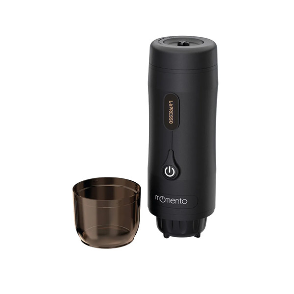 LePresso Momento 2.0  Portable Espresso Coffee Machine  75W 2500mAh - Black - mobile shop in Hamra, Beirut, Lebanon. New and used phones, iPhone, Samsung, Huawei, Xiaomi, Oppo, Realme, Honor, Google Pixel, tablets, laptops, computers, and accessories. متجر موبايلات في الحمرا، بيروت، لبنان. هواتف جديدة ومستعملة، آيفون، سامسونج، هواوي، شاومي، أوبو، ريلمي، هونر، جوجل بيكسل، أجهزة لوحية، لابتوبات، كمبيوترات، واكسسوارات.