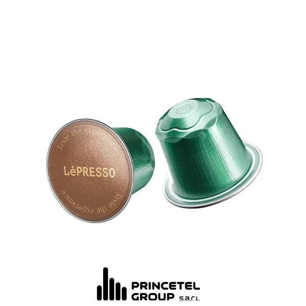 LePresso Aluminum capsules for Nespresso 100% Arabica 10pc - Brazil origin blend - mobile shop in Hamra, Beirut, Lebanon. New and used phones, iPhone, Samsung, Huawei, Xiaomi, Oppo, Realme, Honor, Google Pixel, tablets, laptops, computers, and accessories. متجر موبايلات في الحمرا، بيروت، لبنان. هواتف جديدة ومستعملة، آيفون، سامسونج، هواوي، شاومي، أوبو، ريلمي، هونر، جوجل بيكسل، أجهزة لوحية، لابتوبات، كمبيوترات، واكسسوارات.