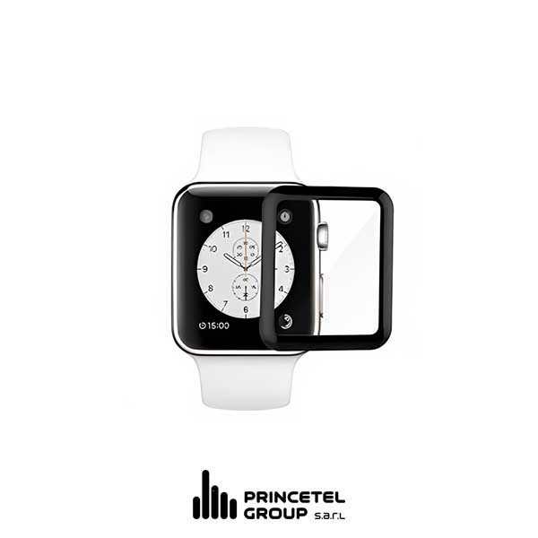 Green Lion 3D Full Glass Screen Protector 38mm for Apple Watch 3/4/5 - Black - mobile shop in Hamra, Beirut, Lebanon. New and used phones, iPhone, Samsung, Huawei, Xiaomi, Oppo, Realme, Honor, Google Pixel, tablets, laptops, computers, and accessories. متجر موبايلات في الحمرا، بيروت، لبنان. هواتف جديدة ومستعملة، آيفون، سامسونج، هواوي، شاومي، أوبو، ريلمي، هونر، جوجل بيكسل، أجهزة لوحية، لابتوبات، كمبيوترات، واكسسوارات.