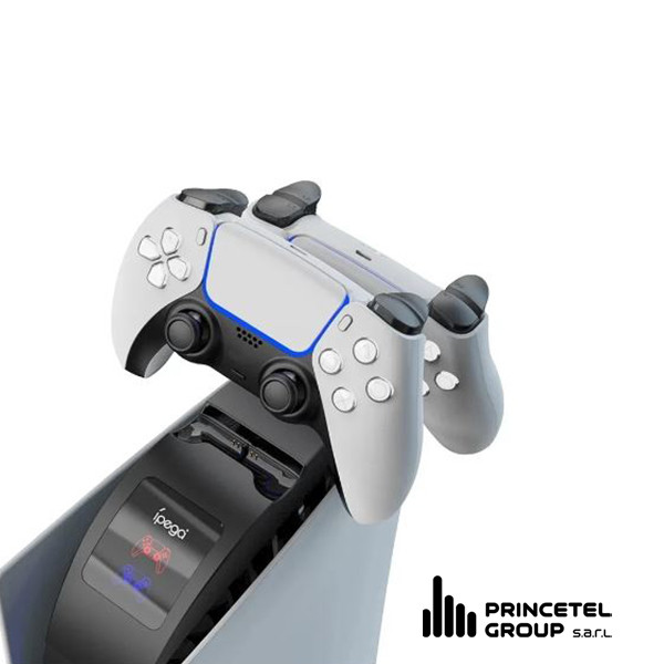 Ipega charging station for ps5 pg-p5016 - mobile shop in Hamra, Beirut, Lebanon. New and used phones, iPhone, Samsung, Huawei, Xiaomi, Oppo, Realme, Honor, Google Pixel, tablets, laptops, computers, and accessories. متجر موبايلات في الحمرا، بيروت، لبنان. هواتف جديدة ومستعملة، آيفون، سامسونج، هواوي، شاومي، أوبو، ريلمي، هونر، جوجل بيكسل، أجهزة لوحية، لابتوبات، كمبيوترات، واكسسوارات.