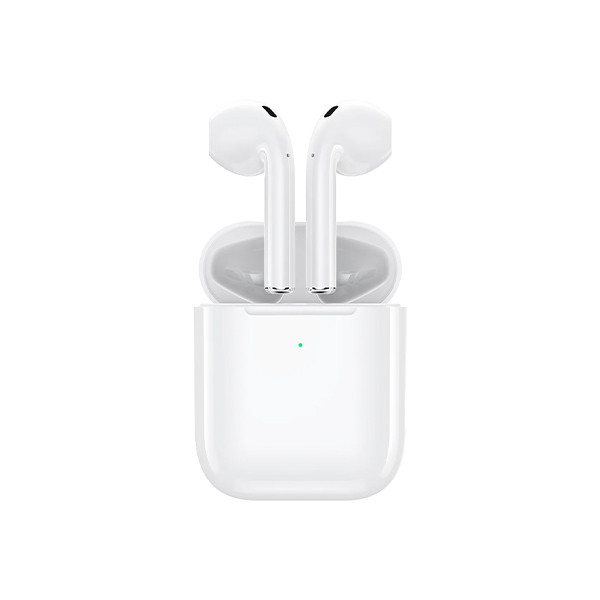 Porodo Blue Airpods 2 With 300 mAh Battery - White, mobiles, lebanon, samsung, iphones, new, used, laptops, computers, huawei, phone, mobile prices in lebanon,mobile prices