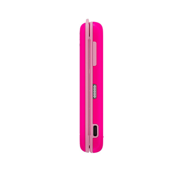 HMD Barbie Flip Phone Pink - mobile shop in Hamra, Beirut, Lebanon. New and used phones, iPhone, Samsung, Huawei, Xiaomi, Oppo, Realme, Honor, Google Pixel, tablets, laptops, computers, and accessories. متجر موبايلات في الحمرا، بيروت، لبنان. هواتف جديدة ومستعملة، آيفون، سامسونج، هواوي، شاومي، أوبو، ريلمي، هونر، جوجل بيكسل، أجهزة لوحية، لابتوبات، كمبيوترات، واكسسوارات.