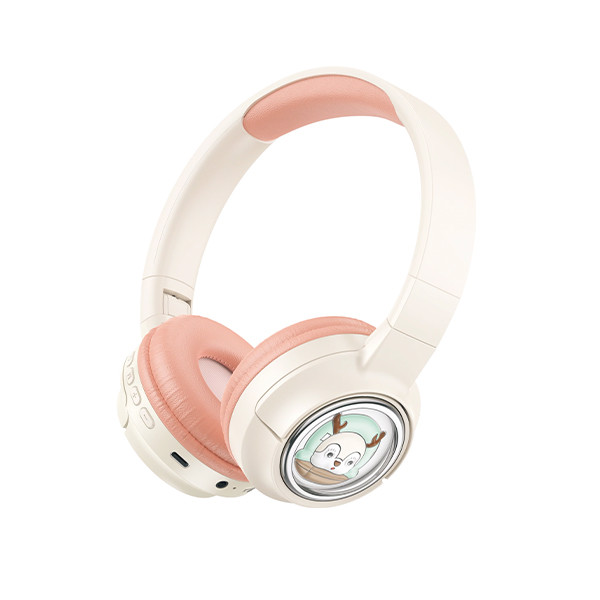 Porodo Soundtec Moose Kids Headphones 400mah - Pink, mobiles, lebanon, samsung, iphones, new, used, laptops, computers, huawei, phone, mobile prices in lebanon,mobile prices