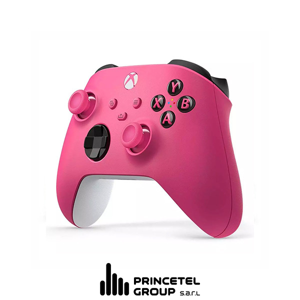X BOX Deep Pink Wireless Controller - mobile shop in Hamra, Beirut, Lebanon. New and used phones, iPhone, Samsung, Huawei, Xiaomi, Oppo, Realme, Honor, Google Pixel, tablets, laptops, computers, and accessories. متجر موبايلات في الحمرا، بيروت، لبنان. هواتف جديدة ومستعملة، آيفون، سامسونج، هواوي، شاومي، أوبو، ريلمي، هونر، جوجل بيكسل، أجهزة لوحية، لابتوبات، كمبيوترات، واكسسوارات.